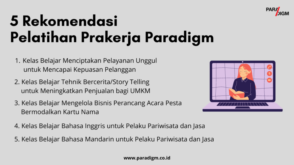 5 Pelatihan Prakerja Webinar Paradigm